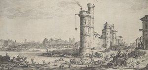 The Pont Neuf by Jacques Callot