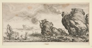 Naval Battle, from Landscapes for Giovanni de Medici