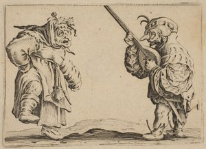 The Dancers with a Lute, from Les Caprices Series B, The Nancy Set