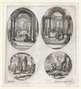The Miracles of the Passion (engraving) by Jacques Callot