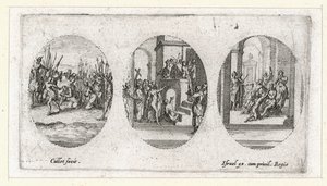 The Miracles of the Passion (engraving) by Jacques Callot