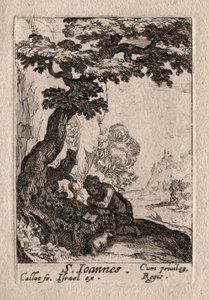 Les Penitents: St. Jean Baptiste by Jacques Callot