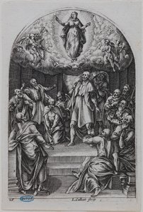 The Paintings of Rome, The Assumption by Jacques Callot