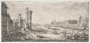 Les Deux Grandes Vues de Paris: Vue du Louvre