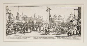 The Great Miseries of War: No. 10 by Jacques Callot