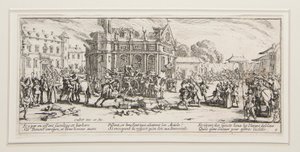 Les grandes miseres de la guerre: No. 6 - Devastation by Jacques Callot