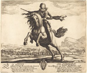 Louis de Lorraine, Prince of Phalsbourg by Jacques Callot