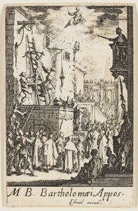 Martyrdom of Saint Bartholomew, plate nine from The Martyrdoms of the Apostles