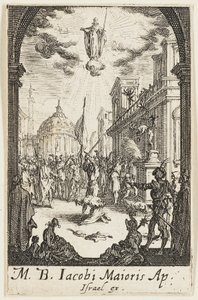 Martyrdom of Saint John, the Major, plate four from The Martyrdoms of the Apostles
