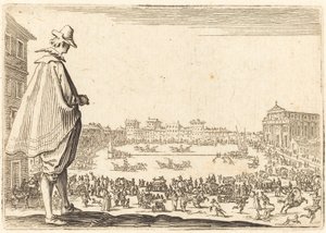 Piazza Santa Maria Novella, Florence by Jacques Callot