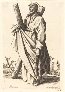 Saint Andrew, published 1631 by Jacques Callot