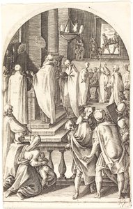Saint Basil Celebrating the Mass, 1608-1611