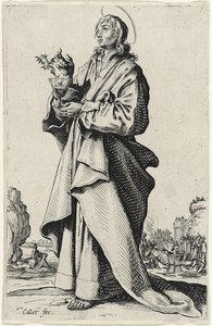 Saint John the Evangelist (The Large Apostles) by Jacques Callot