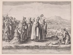 Saint Mansuy, also called Saint Mansuet or The Racket by Jacques Callot