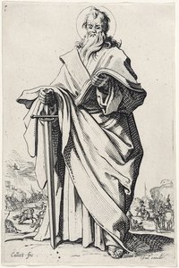 Saint Paul (The Large Apostles) by Jacques Callot
