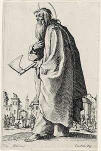 Saint Thaddeus or Saint Judas (The Large Apostles) by Jacques Callot