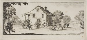 Scene of Pillage, plate four from The Miseries of War