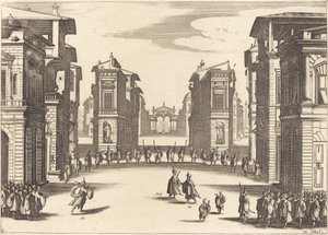Solimano, Act III by Jacques Callot