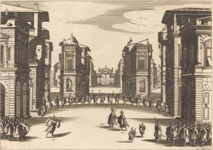 Solimano, Act III by Jacques Callot