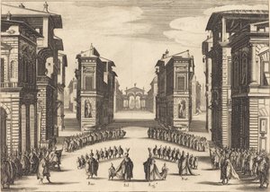 Solimano, Act II by Jacques Callot