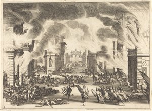 Solimano, Act V by Jacques Callot