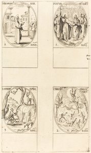St. Benignus; Festival of All Saints; Commemoration of the Dead; St. Hubert by Jacques Callot