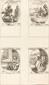 St. George; St. Sabas; St. Mark, Evangelist; St. Marcellin