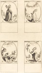 St. Maximilian, St. Carpus, St. Daniel and Angelus, St. Fortunatus by Jacques Callot