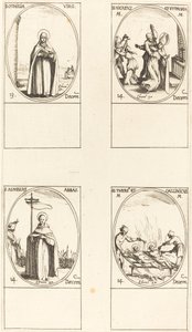 St. Othilia; Sts. Nicasius & Eutropia; St. Agnelus; Sts. Thyrs