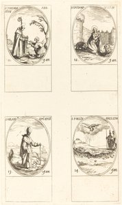 St. Theodosius; St. Tatiana; St. Hilary; St. Felix by Jacques Callot