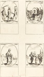 St. Urban, The Translation of St. Mary of James, St. Quadrat, St. Julius by Jacques Callot