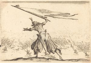 Standard Bearer by Jacques Callot