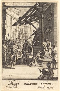 The Adoration of the Magi by Jacques Callot