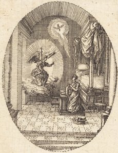 The Annunciation by Jacques Callot