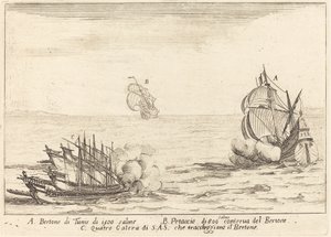 The Attack by Jacques Callot
