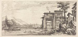 The Bathers by Jacques Callot