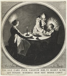 The Blessing (The Holy Family at Table)