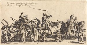 The Bohemians Marching: The Rear Guard by Jacques Callot