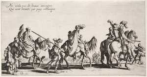 The Bohemians: The Vanguard, c. 1621-1625 by Jacques Callot