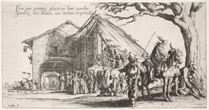 The Bohemians: The Stopping Place: The Fortune Teller by Jacques Callot