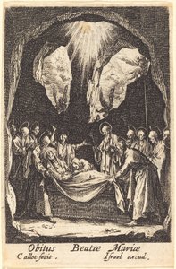 The Burial of the Virgin by Jacques Callot