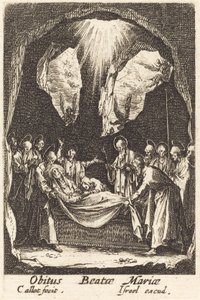 The Burial of the Virgin, in or after 1630 by Jacques Callot