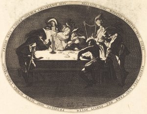 The Card Players by Jacques Callot