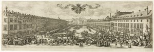 The Carrière, or Rue Neuve, at Nancy (The New Street) by Jacques Callot