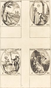 The Conversion of Saint Augustine; Saint Hilary; Saint John before the Latin Portal; Saint John of Damascus