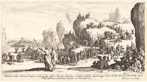 The Crossing of the Red Sea by Jacques Callot
