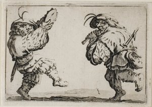 The Dancers with a Flute and a Tamborine, from The Caprices