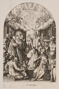 The Death of St. Benedict, from the series “Pictures of Rome”