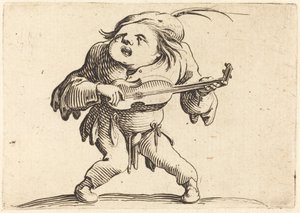 The Guitar Player by Jacques Callot