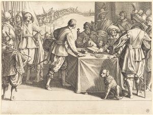 The Hiring of the Troops by Jacques Callot